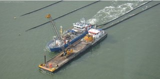 Luchtfoto MS Afsluitdijk met WR10